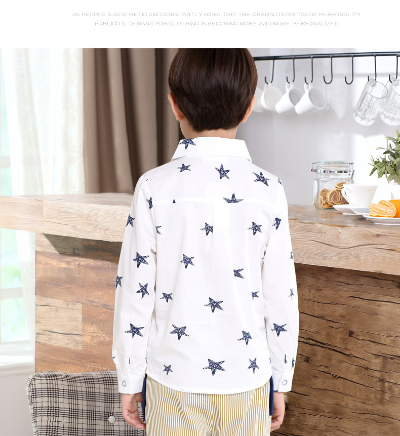 Chemise garcon à manche longue - Ref 2077500 Image 22