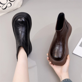 2025 new autumn and winter versatile plush martin boots