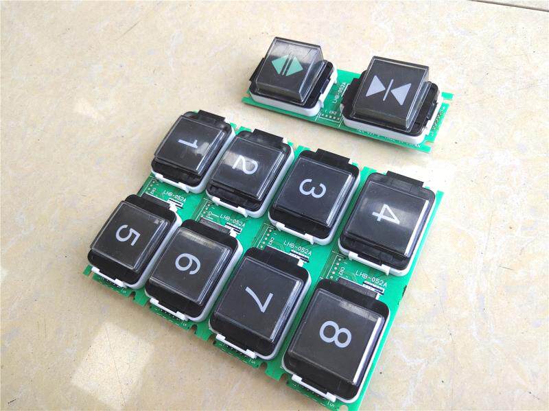 Mitsubishi elevator button LHB-052A digital button switch button trapezoidal cover button new hot sale