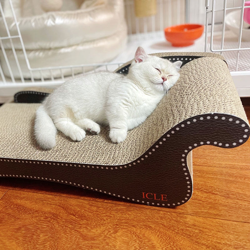 Cat scratching board abrasion-resistant chip-proof cat claw plate resistant to cat-nest corrugated paper special size sofa kitty toy supplies