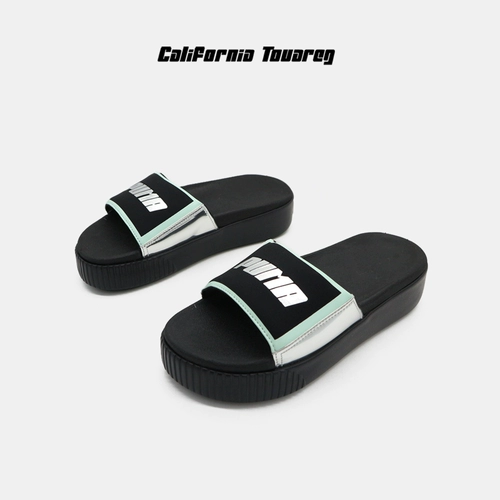 Puma, комфортные тапочки на платформе, сандалии