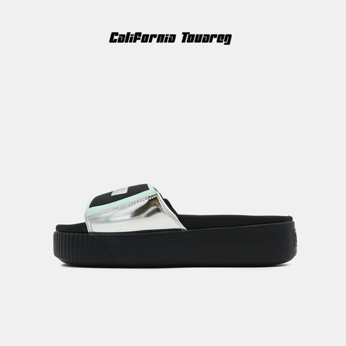 Puma, комфортные тапочки на платформе, сандалии