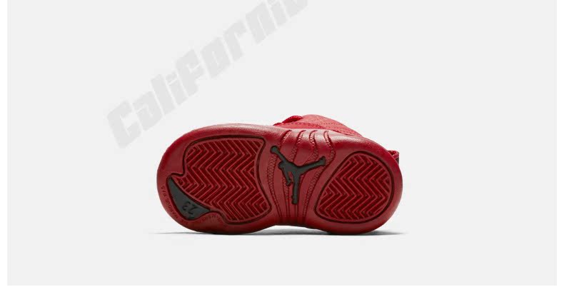 NIKE AIR JORDAN 12 AJ12 lợn năm CNY năm mới hàng trăm quần áo giày bóng rổ giày trẻ em BQ6499-600 - Giày dép trẻ em / Giầy trẻ giày dép trẻ em nữ