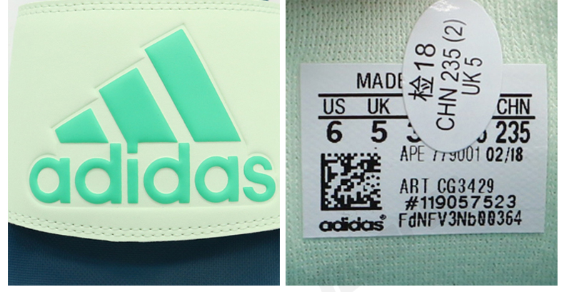 Adidas Adidas 2018 xu hướng nữ mới hoang dã thoải mái thoải mái đi dép thể thao đi biển CG3429 dép sục