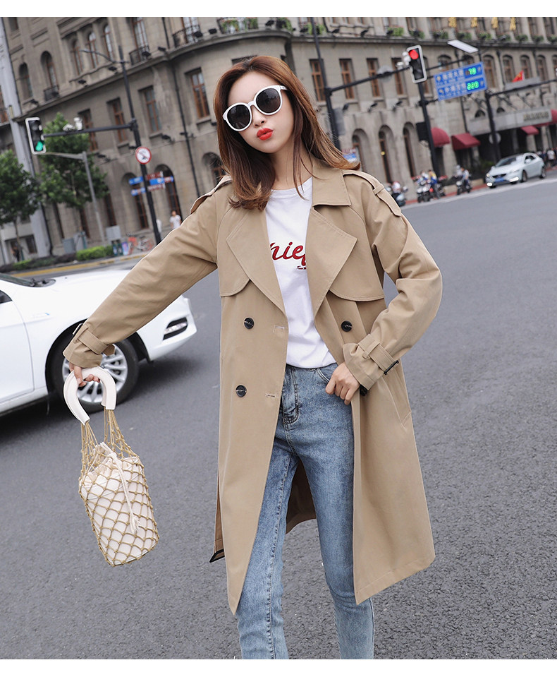 Trench pour femme en Coton - Ref 3226078 Image 20