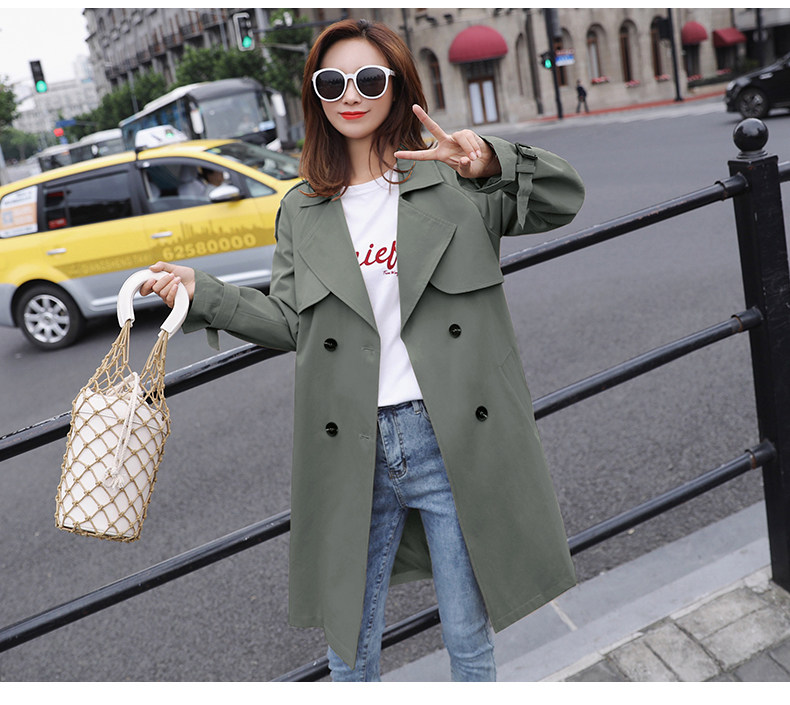 Trench pour femme en Coton - Ref 3226078 Image 29