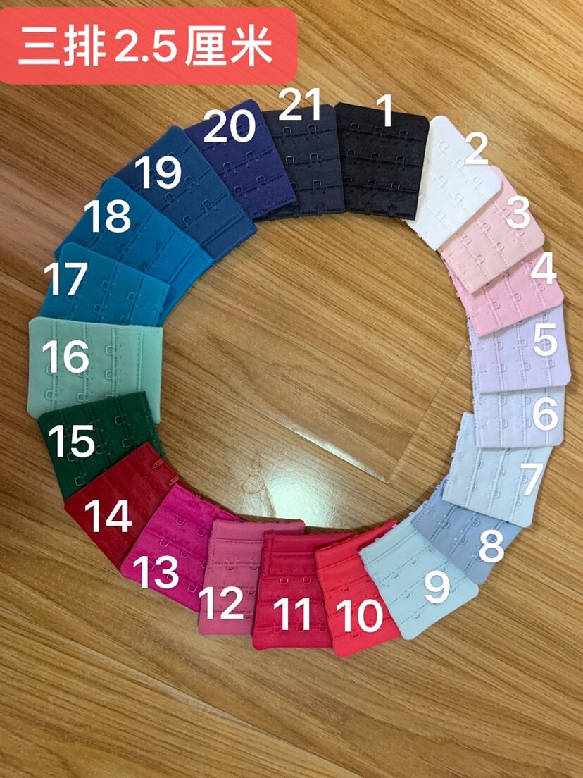 AIMER Underwear Bra Bottom Circumference Length Lengthened Buckle Lengthened Buckle Three-row 2 5 cm 2 8 cm Extended buckle