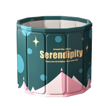 Foldable bath bucket for adults household bath bucket winter childrens full body bathtub bath bucket adult artifact