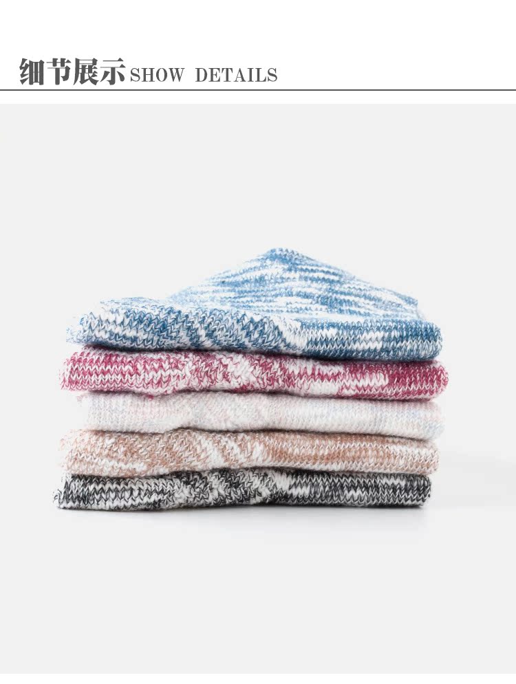 Xu hướng Nhật Bản trong mùa xuân và mùa thu vớ của phụ nữ vớ retro dày cotton vớ vớ hoa dòng tất đại học - Bít tất nữ tất cao cổ
