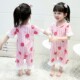 Cô gái bộ đồ ngủ mỏng trẻ em mùa hè bông 3 tuổi bé mùa hè váy baby công chúa jumpsuit nhà quần áo.