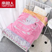 Детское летнее тонкое марлевое хлопковое универсальное прохладное одеяло для детского сада