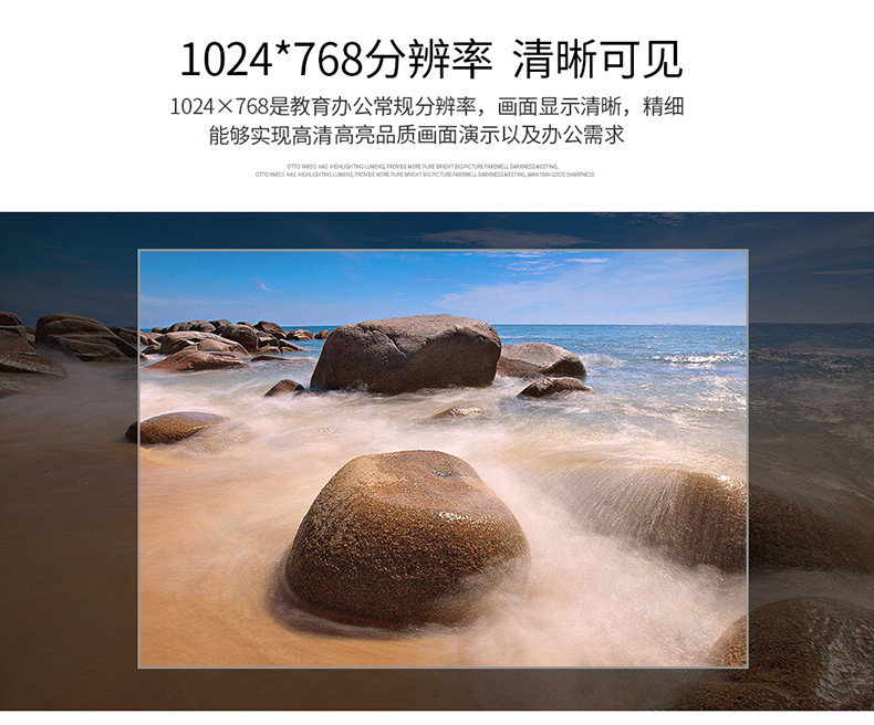 Optoma W460 máy chiếu kỹ thuật nổi bật Văn phòng kinh doanh giảng dạy tại nhà Máy chiếu HD 3D - Máy chiếu