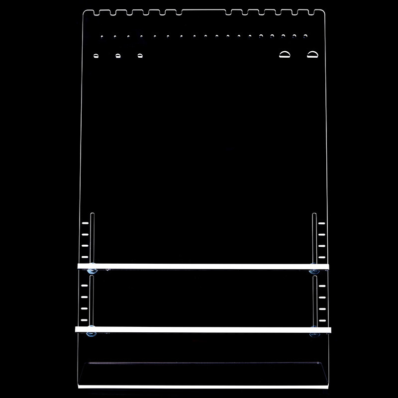 Original shooting props acrylic white bottom transparent bottom jewelry stand ear pin earring necklace cosmetic display stand