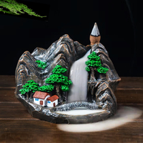 Backflow incense burner high mountain water creative aromatherapy ornaments sandalwood incense burner home indoor sink aromatherapy furnace decoration new