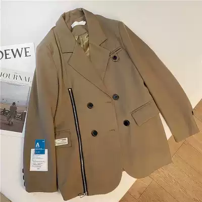 Loose Net red fried street small suit jacket women 2021 autumn dress Korean version of British style Senior sense small man suit tide