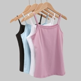 Топ с чашечками, приталенный базовый корсет, приятная телу хлопковая майка топ, красивая спина