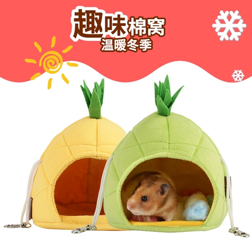 Ананасовое хлопковое гнездо на зимней