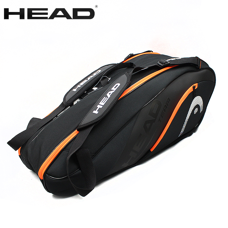 HEAD HYDE 6-9 Pack Tennis Bag Single Shoulder Back Hard Shell Independent Shoe Compartment Insulated Layer Bag