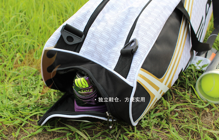 Hyde HEAD đa mục đích 3-4 gậy vợt tennis túi 9 gậy cầu lông túi độc lập giày kho vợt tennis không trợ lực