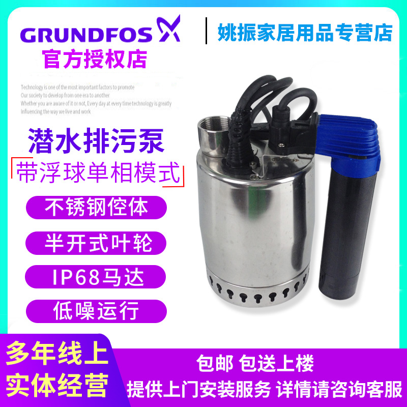 Denmark Granrich Water Pump KP150-A-1 Home Stainless Steel Submersible Pump KP250-AV-1 Landscape Drainage Pump