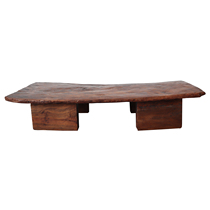 Collection of Things) Wabisabi Silence Large Wooden Table Chinese Tea Table Long Table Ancient Wind Furniture Hotel Folk Home Soft Clothing