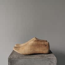 Collection of objects)) retro woody shoe tree shoe mold swing piece hotel Minjuku home soft-mounted flat head shoe brace display decoration