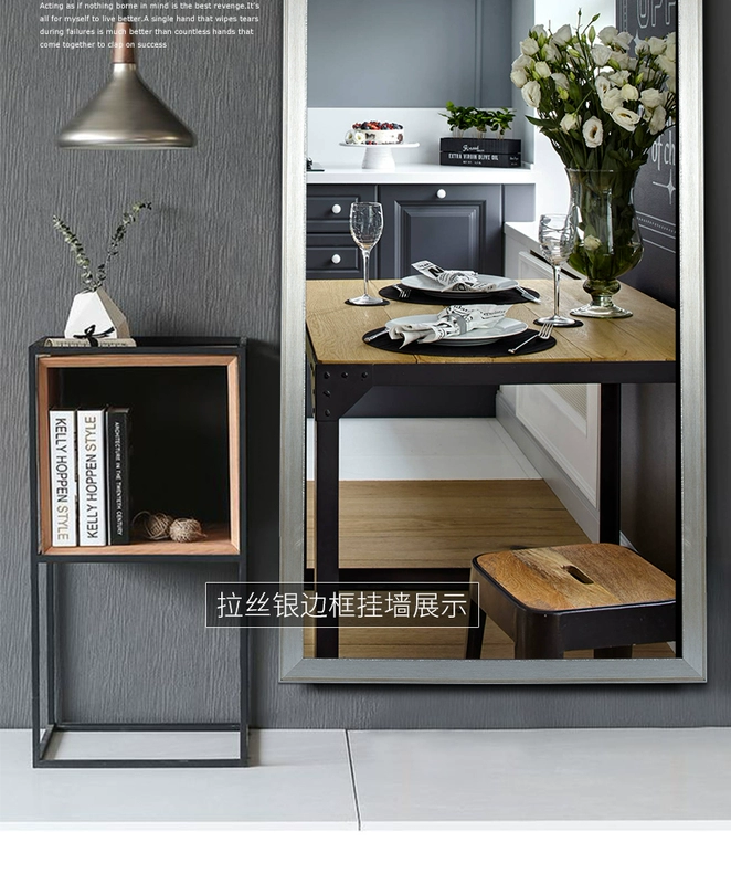 Gương Bắc Âu thay đồ thời trang phù hợp gương phòng ngủ phòng khách đầy đủ chiều dài gương sàn gương treo tường gương cửa hàng quần áo gương - Gương