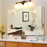 Зеркало в ванной комнате, туалет для зеркала в ванной, туалет для макияжа, туалет, туалет, простое безрамное зеркало Стена Европейский стиль