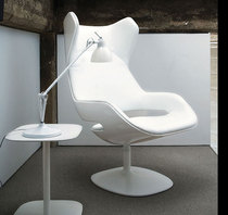 Oubei simple modern FRP high back Boss chair negotiation reception sofa swivel chair lazy chair designer chair