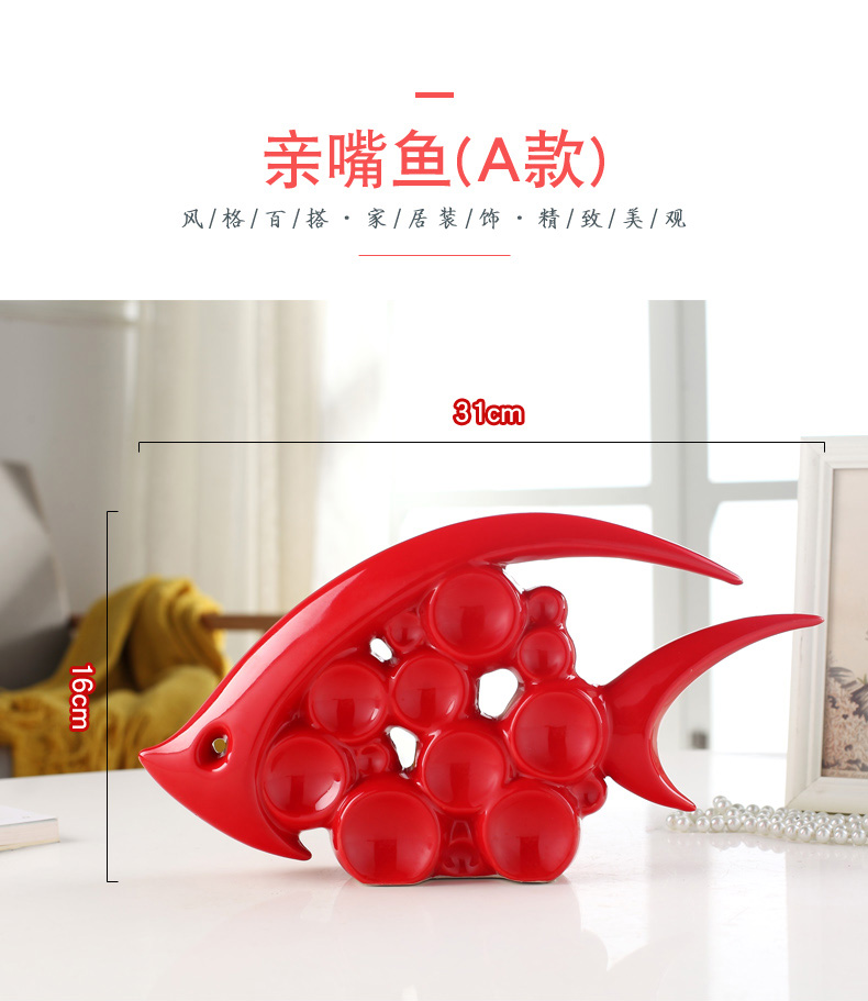 The modern creative scene sitting room ark, TV ark, furnishing articles home decoration ceramic crafts a wedding gift