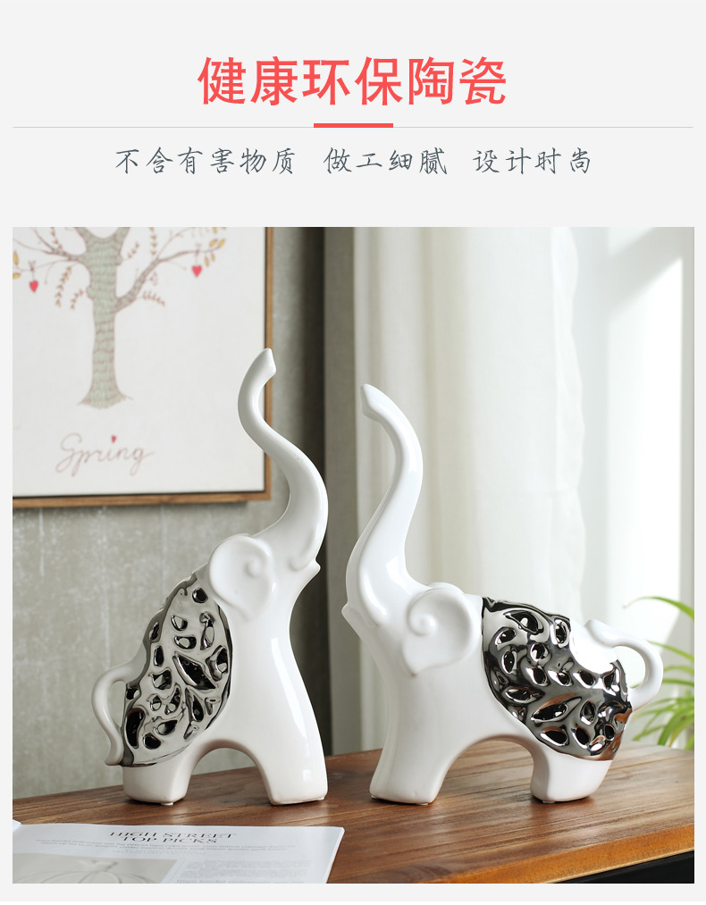 Fu jing home decoration ideas sitting room place wedding gift European - style bedroom TV ark, ceramics handicraft