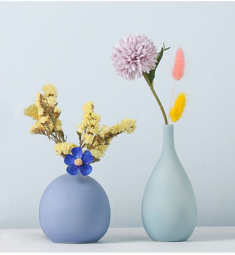 Floret bottle furnishing articles sitting room TV cabinet dry flower arranging flowers Nordic style ceramic home porch all over the sky star decoration