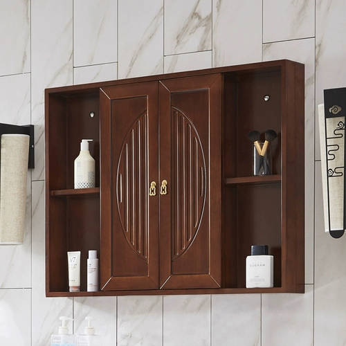 Новая китайская в стиле ванная комната скрытая зеркальная шкаф висеть в стиле стена -зеркальная стойка фэн -шуи