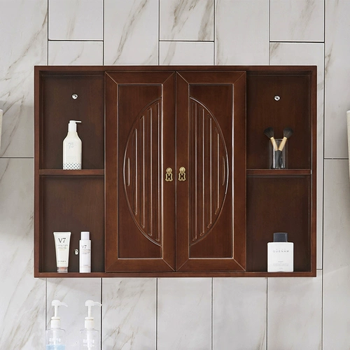 Новая китайская в стиле ванная комната скрытая зеркальная шкаф висеть в стиле стена -зеркальная стойка фэн -шуи