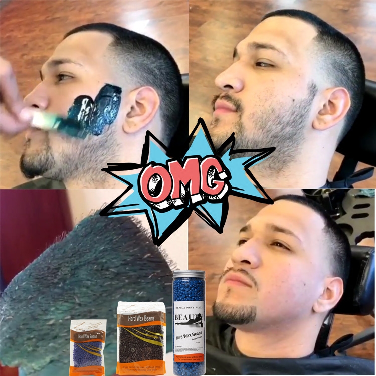 Solid paper-free removal of mahoney wax bean Brazil hot wax machine with hair cream ripping-pull beard armband private men and women