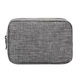 Headphone Storage Bag Portable Travel Bag Data Cable Storage Box Xiaomi Power Bank Charger Keyboard Box Mini Small Digital Canvas Bag Organizing U Disk U Shield Mobile Hard Drive Protective Case Power Supply