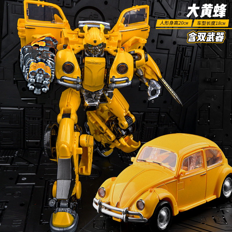 Black Mamba Bumblebee deformation toy King Kong Alloy genuine Optimus car pillar Hercules children's model hand-made