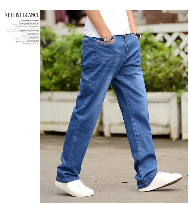 Jeans pour grands chantiers droite en vrac en coton pour été - Ref 1461716 Image 14