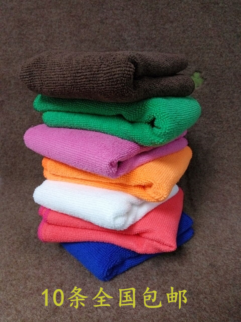 Ultra-fine fiber double-sided water absorption without oil-free rag kitchen cleaning towel for long