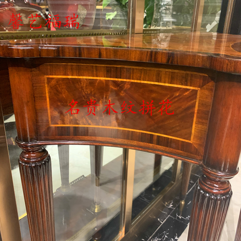 Mái hiên phong cách châu Âu Đài Loan-Anh Davis Alexander trường hợp nội thất gói trang trí tủ trang trí tủ trang trí bên gỗ rắn - Bàn / Bàn mẫu bàn ghế gỗ tân cổ điển