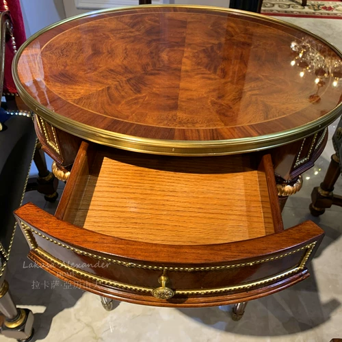 Овальный европейский стиль гостиная изысканный диван журнальный столик