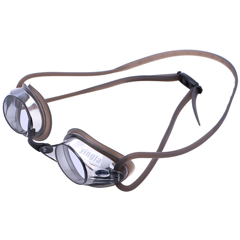 English hair goggles small frame drag reduction anti-fog waterproof goggles OK570AF men's and women's race training children's goggles