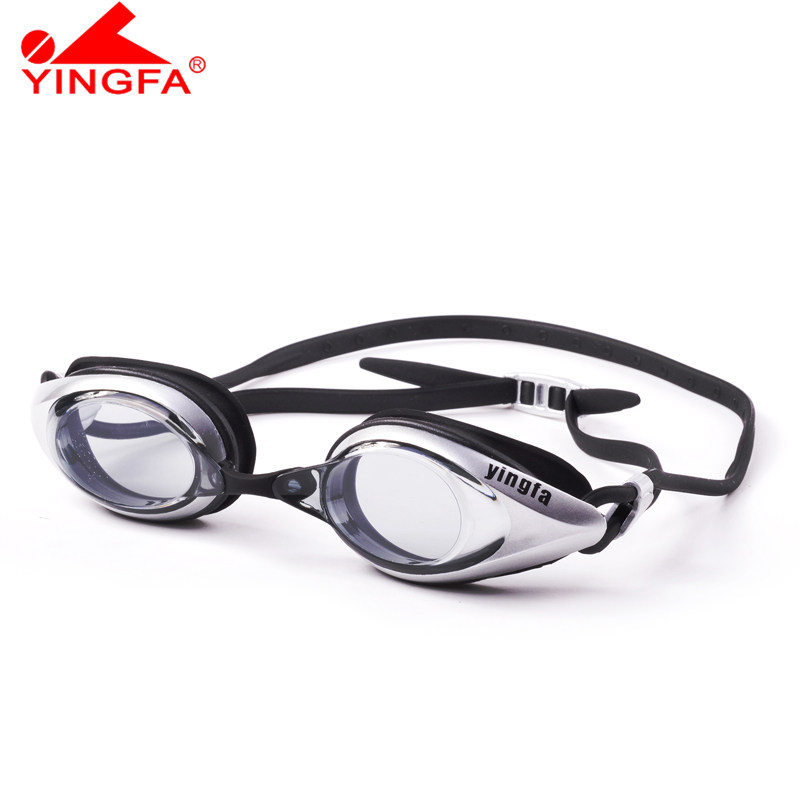 English Hair Swimming Goggles Yingfa E810AF Men And Women Waterproof Anti-Fog Training Match Swimming Goggles Swimming Glasses