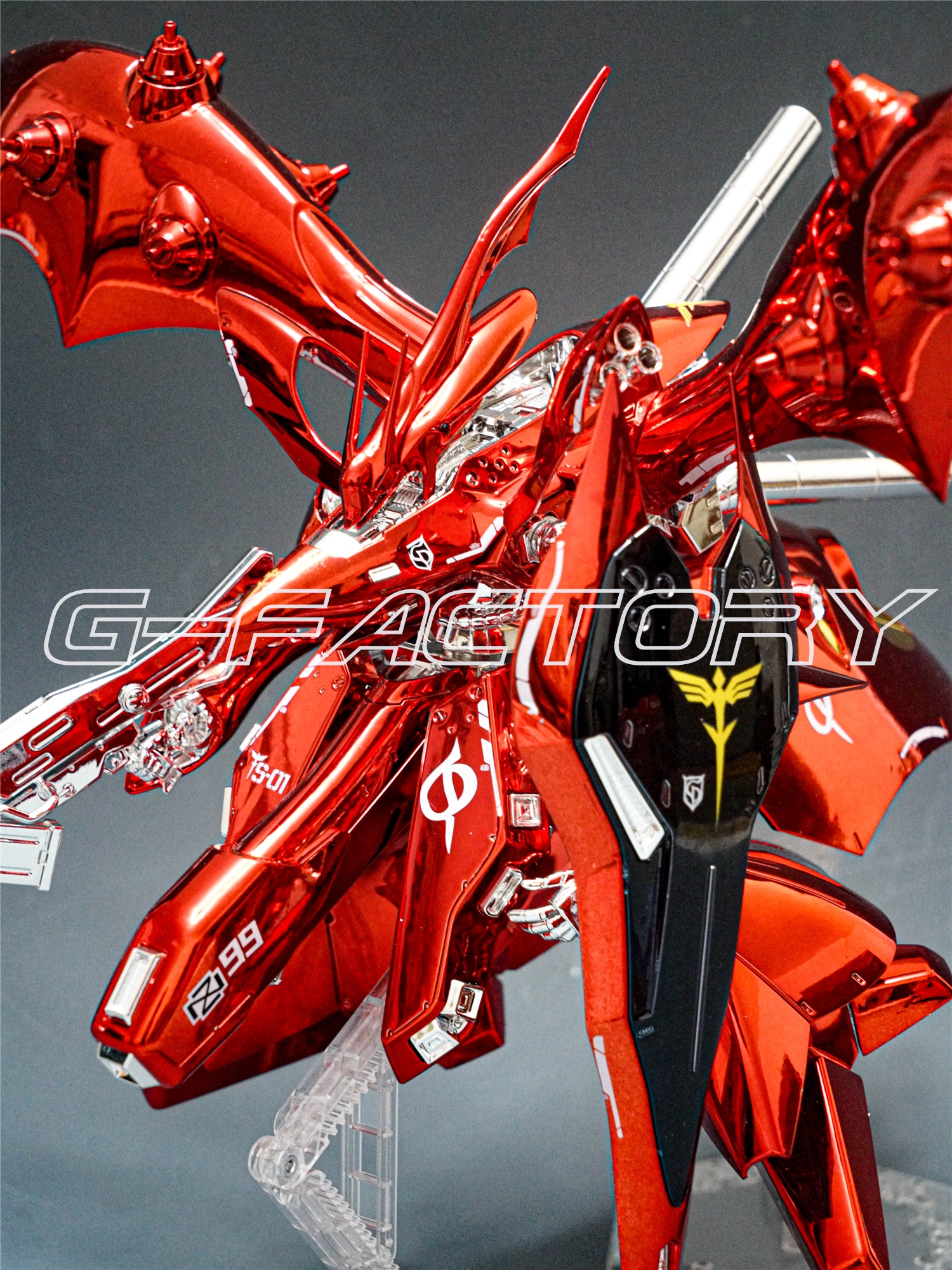 Gundam factory spot Bandai model HGUC 240 1 144 Nightingale MSN-04-2 electroplating coloring