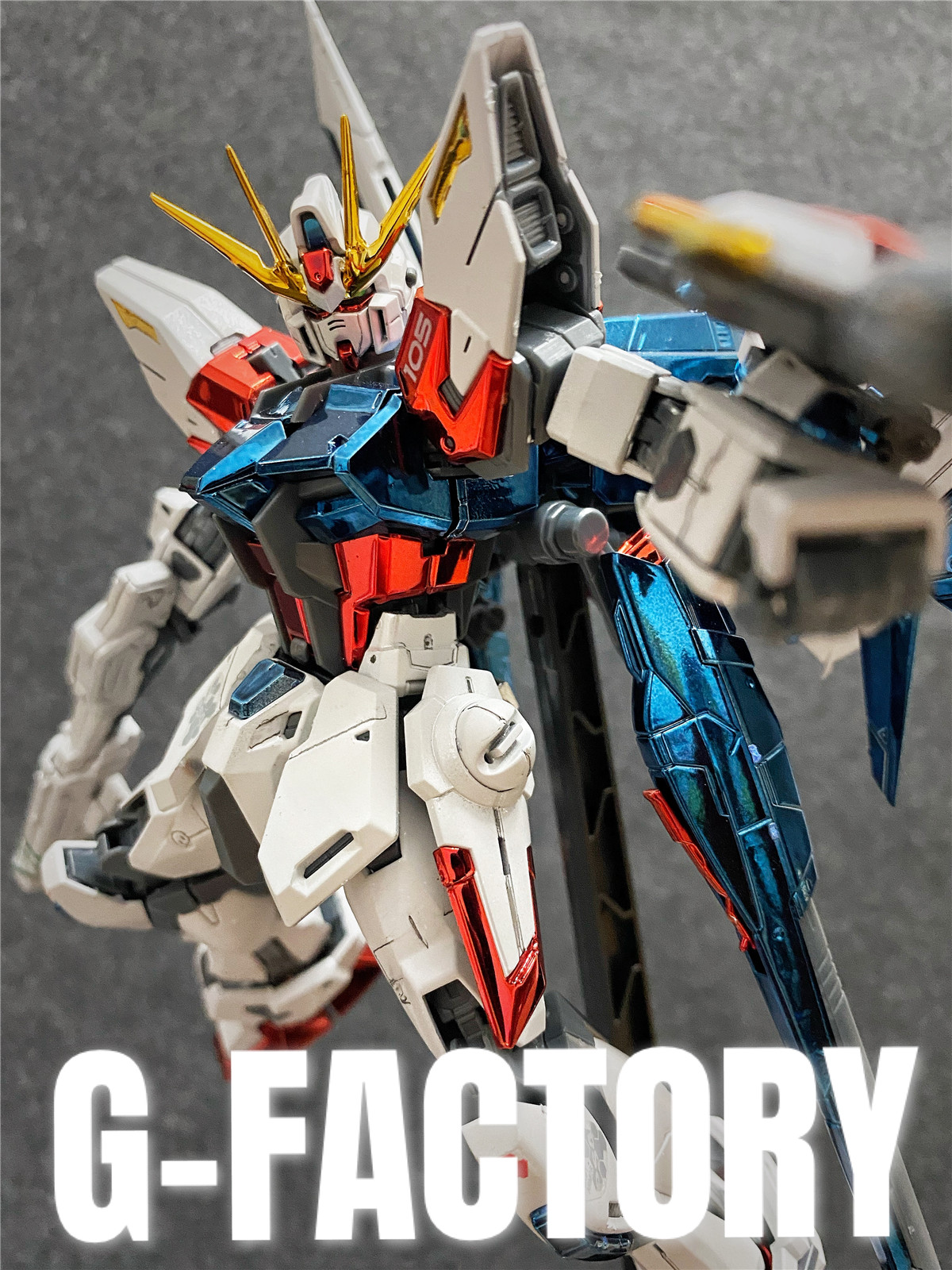 Gundam factory spot Bandai 6632 MG 1 100 creation creation battle attack assault assault electroplating