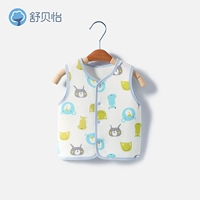 Áo cotton cho bé sơ sinh cotton cho bé mặc vest ấm áp mùa thu đông áo gile xốp cho bé