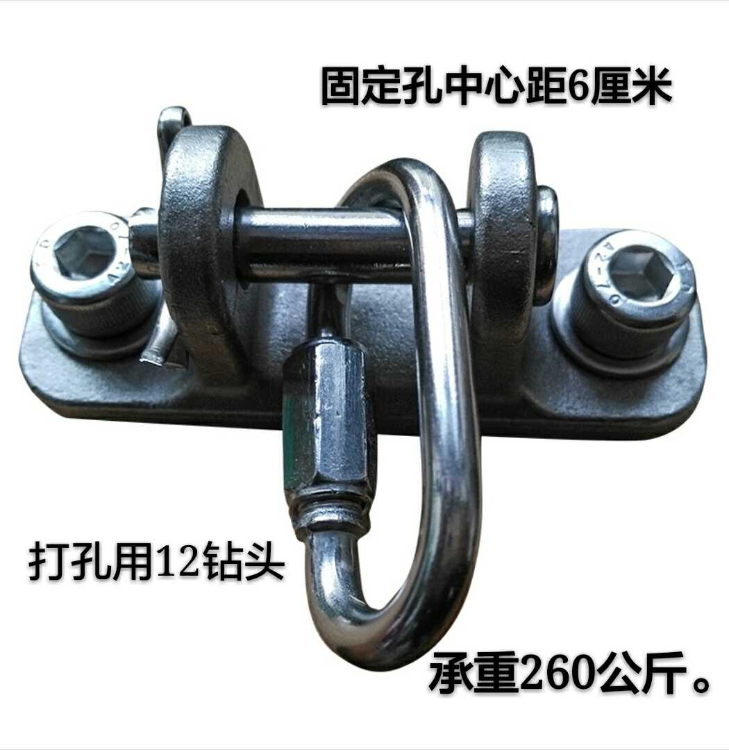 Swing indoor household hanging chair hanging basket hanging ring hook hook Stainless steel fixed Peng expansion hook ring sandbag frame Dragon eight