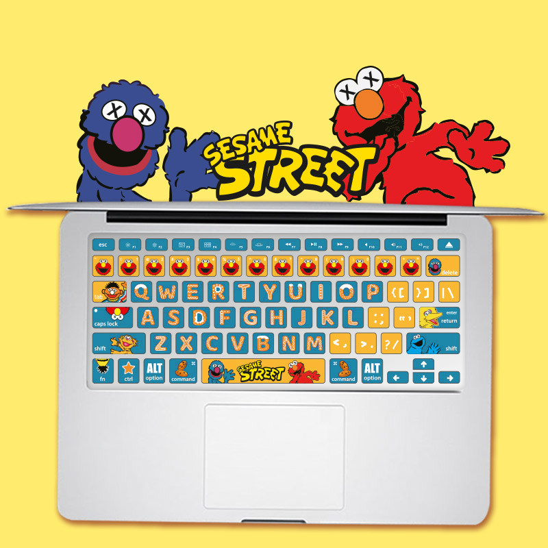 Suitable for Macbook Keyboard Membrane Pro Apple Computer 13 inch Protection air12 Apple Notebook Sesame Street
