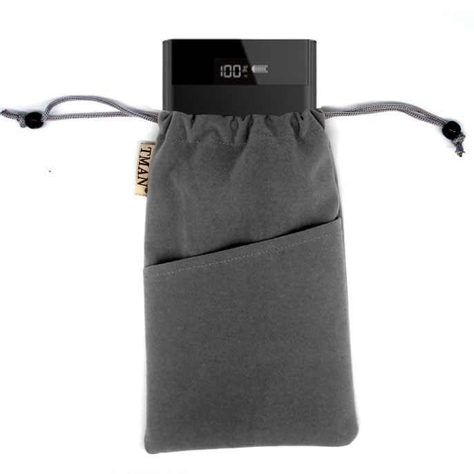 Cashier Bag Digital Containing Bag Suede Cloth Bag Anti-Scratch-winning Mobile 20000 19 5x10cm
