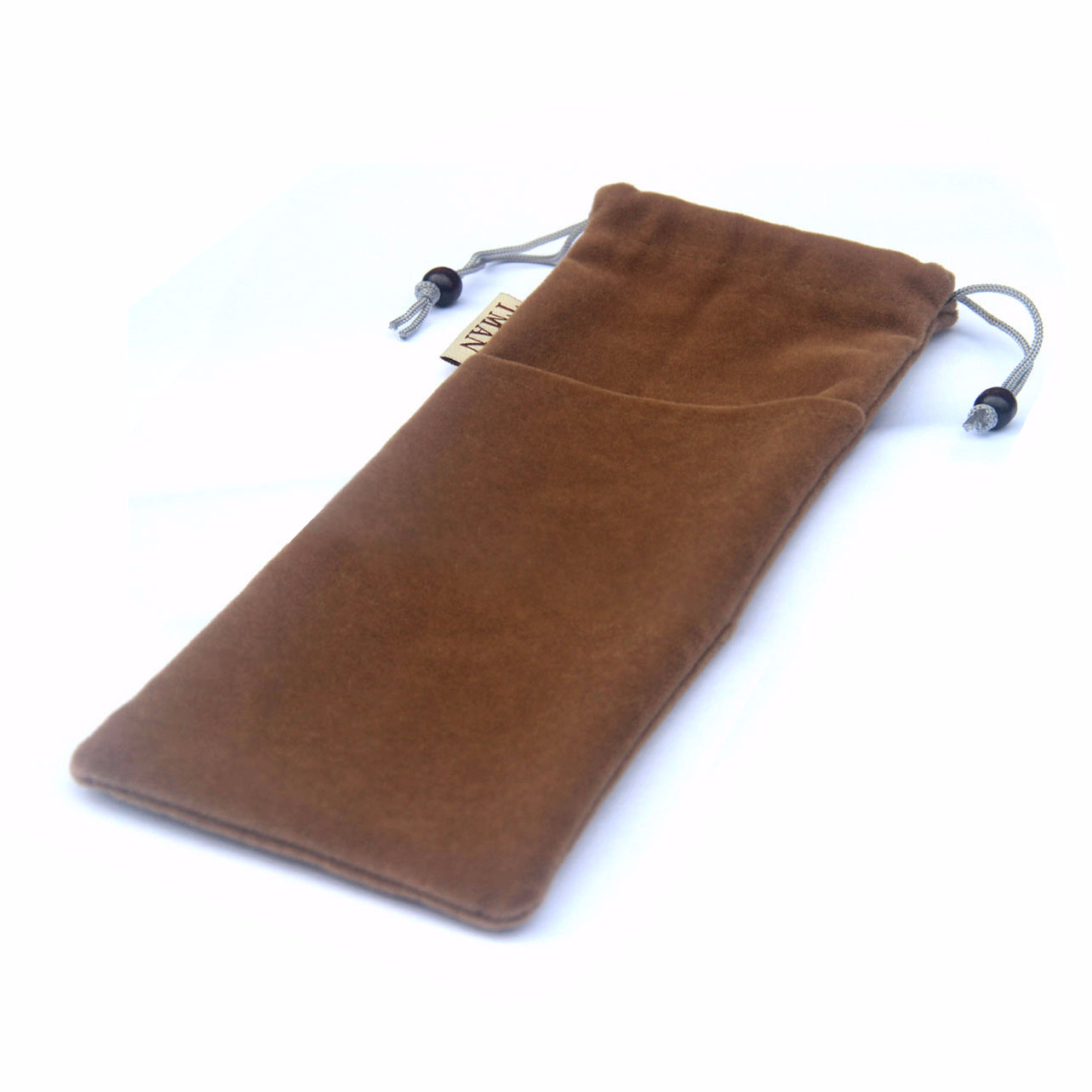 Self-shooting rod cashier bag dust-proof anti-scraping multifunctional containing bag pull pocket flocking cloth self-selfie protective sheath